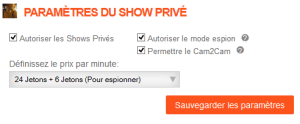 Show Privé Cam4