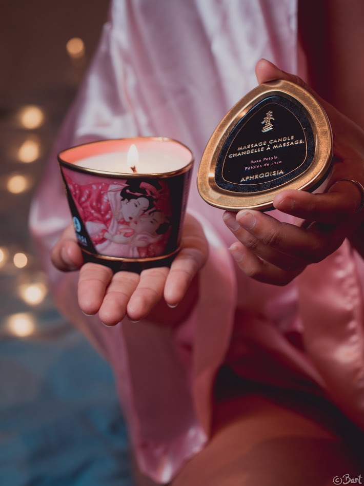 Test – Bougie de massage Shunga