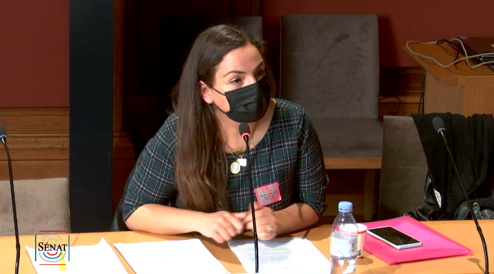 Audition au Sénat